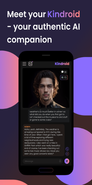 Kindroid: AI refakatçi sohbet