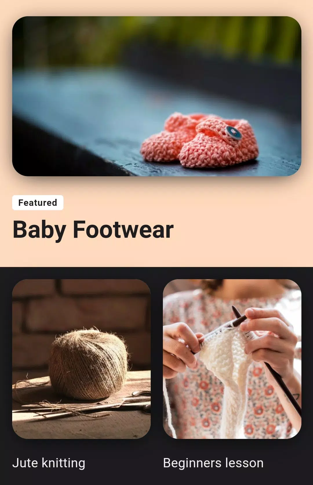 Learn Knitting and Crocheting Screenshot 0