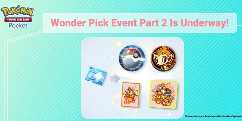 Pokemon TCG Pocket führt neue Accessoires mit Chimar-Thema mit dem zweiten Teil des Wonder Pick-Events ein