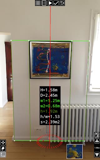 3D Measurement App - Plumb-bob Screenshot 2