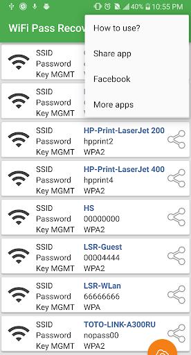 WiFi Password Recovery — Pro スクリーンショット 2