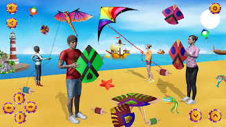 Kite Game 3D Kite Flying Games Captura de tela 1