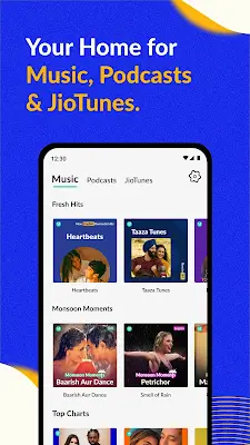 JioSaavn - Music & Podcasts 스크린샷 0