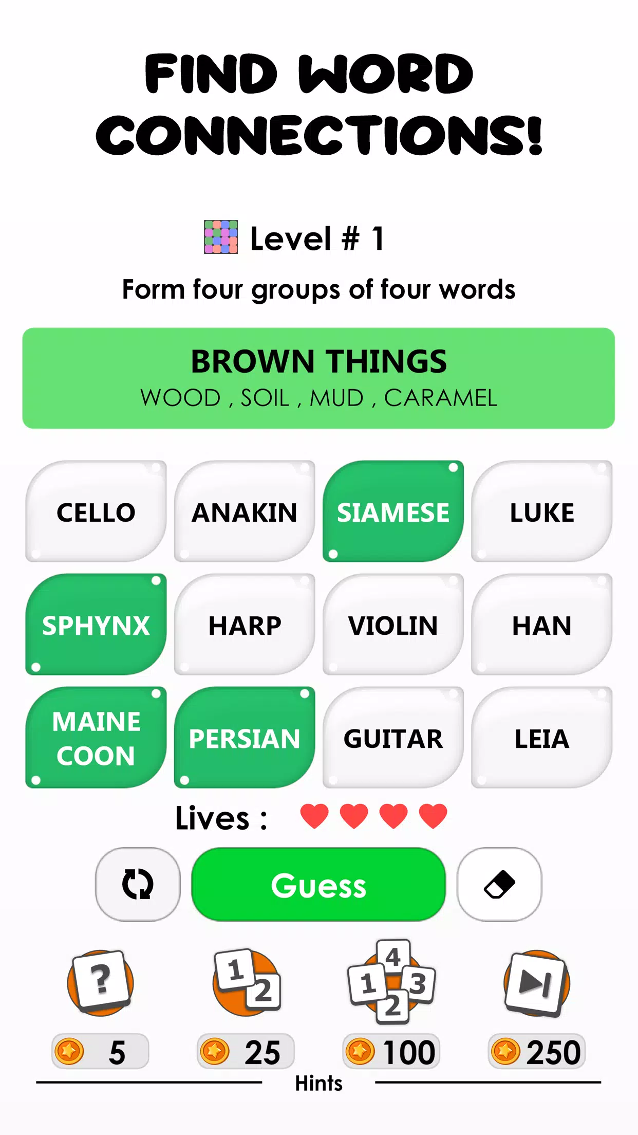 Words: Associations Word Game 스크린샷 0