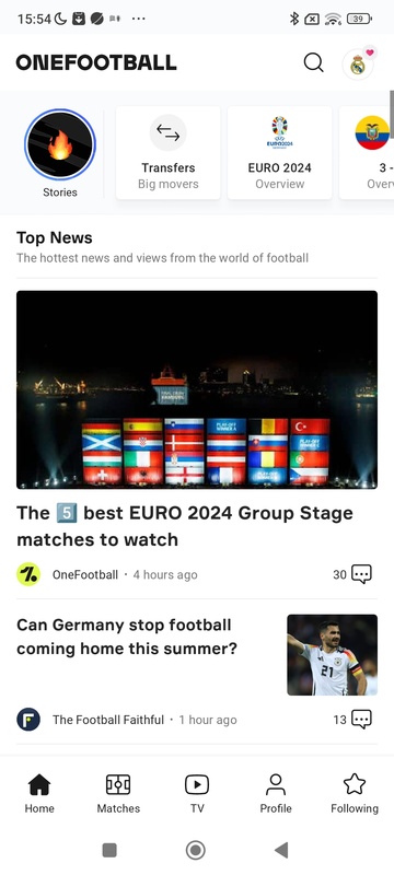 OneFootball - Football news Скриншот 2