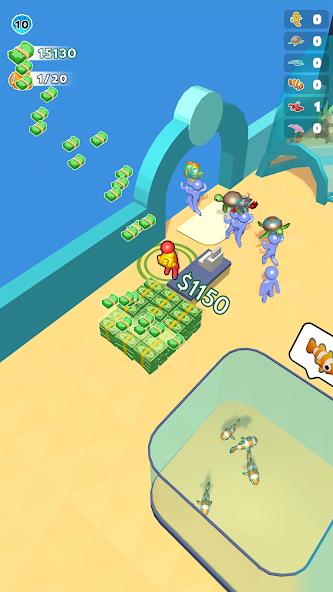 Aquarium Land - Fishbowl World Mod スクリーンショット 2