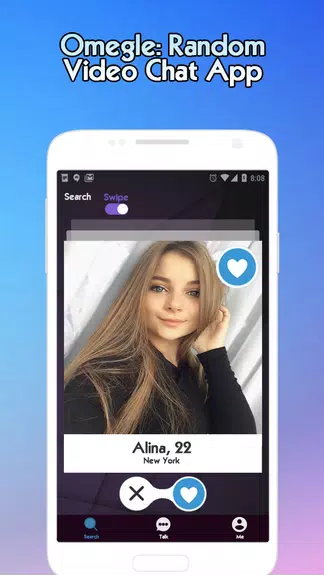 Schermata Omegle: Random Video Chat App 0