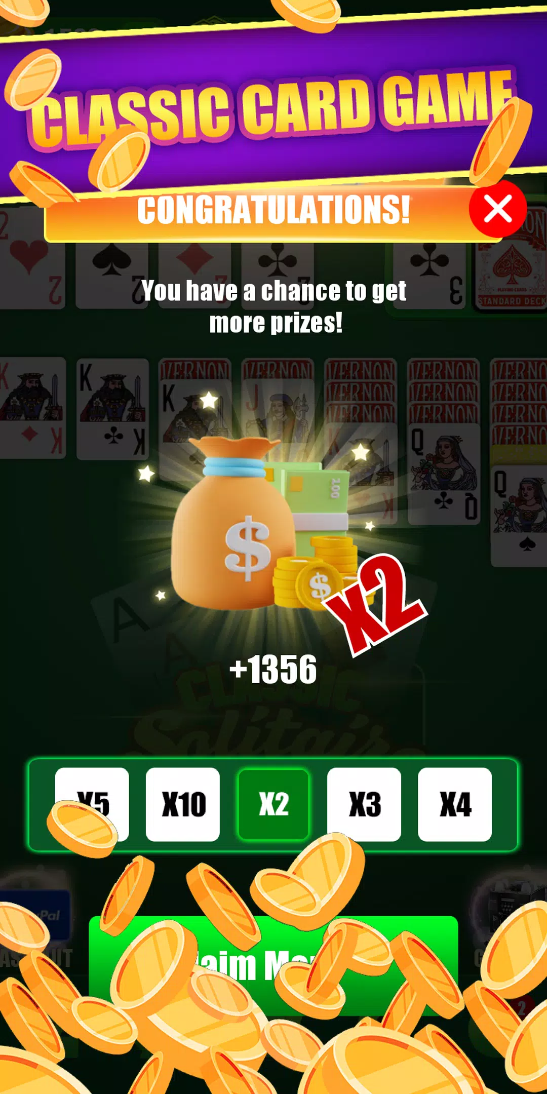 Funny Solitaire-Card Game ဖန်သားပြင်ဓာတ်ပုံ 1