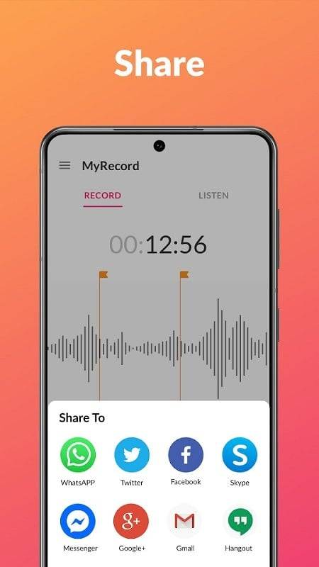 Voice Recorder & Voice Memos ဖန်သားပြင်ဓာတ်ပုံ 0