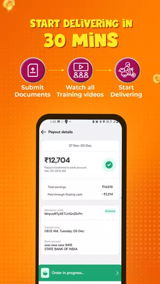 Swiggy Delivery Partner App Screenshot 2