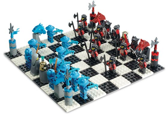 Kingdom -Schach -Set von Ritter