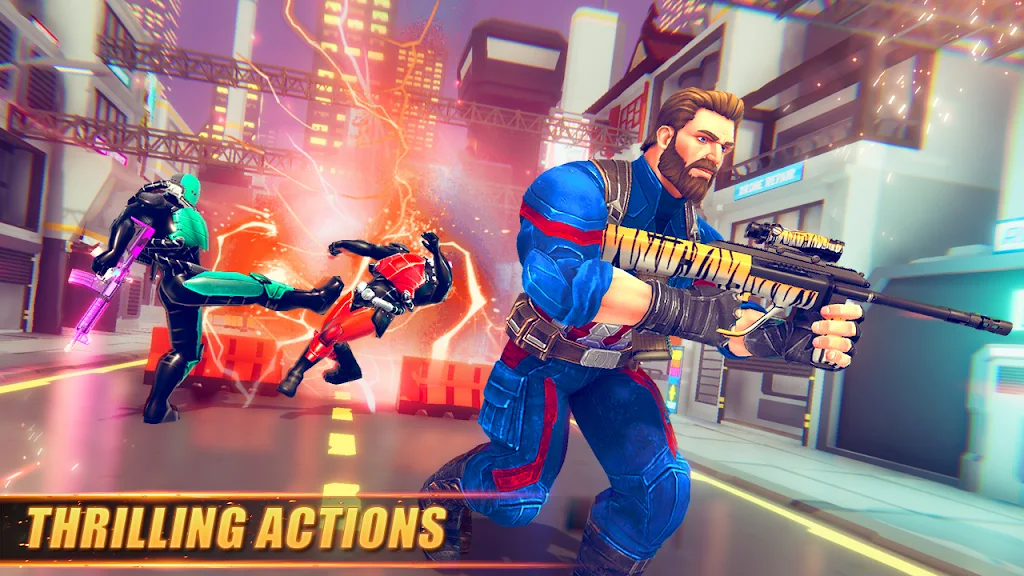 Superhero FPS Shooting Battles Screenshot 0