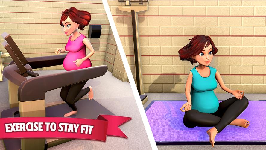 Pregnant Mom Simulator 3d Capture d'écran 3