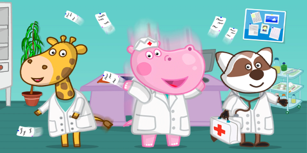 Hippo doctor: Kids hospital Ekran Görüntüsü 2