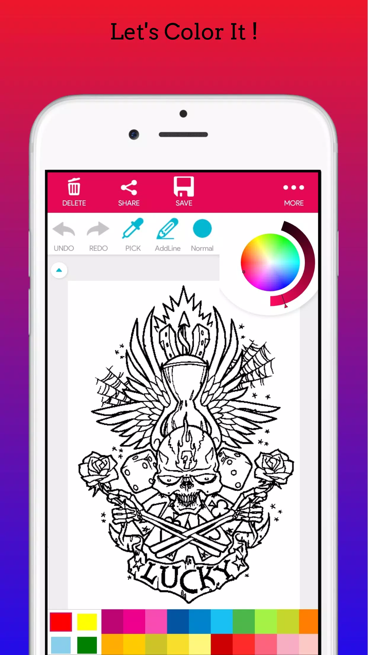 Adults Tattoo Coloring Book Screenshot 3