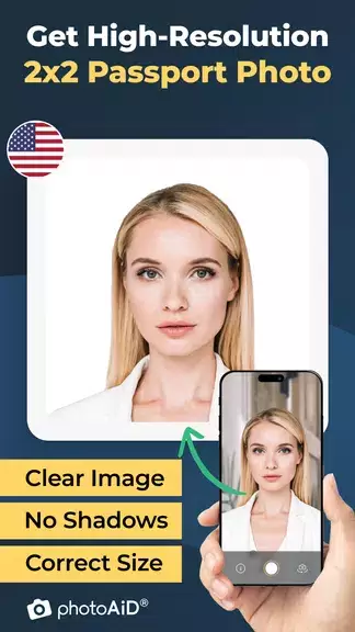 US Passport Size Photo Maker স্ক্রিনশট 0