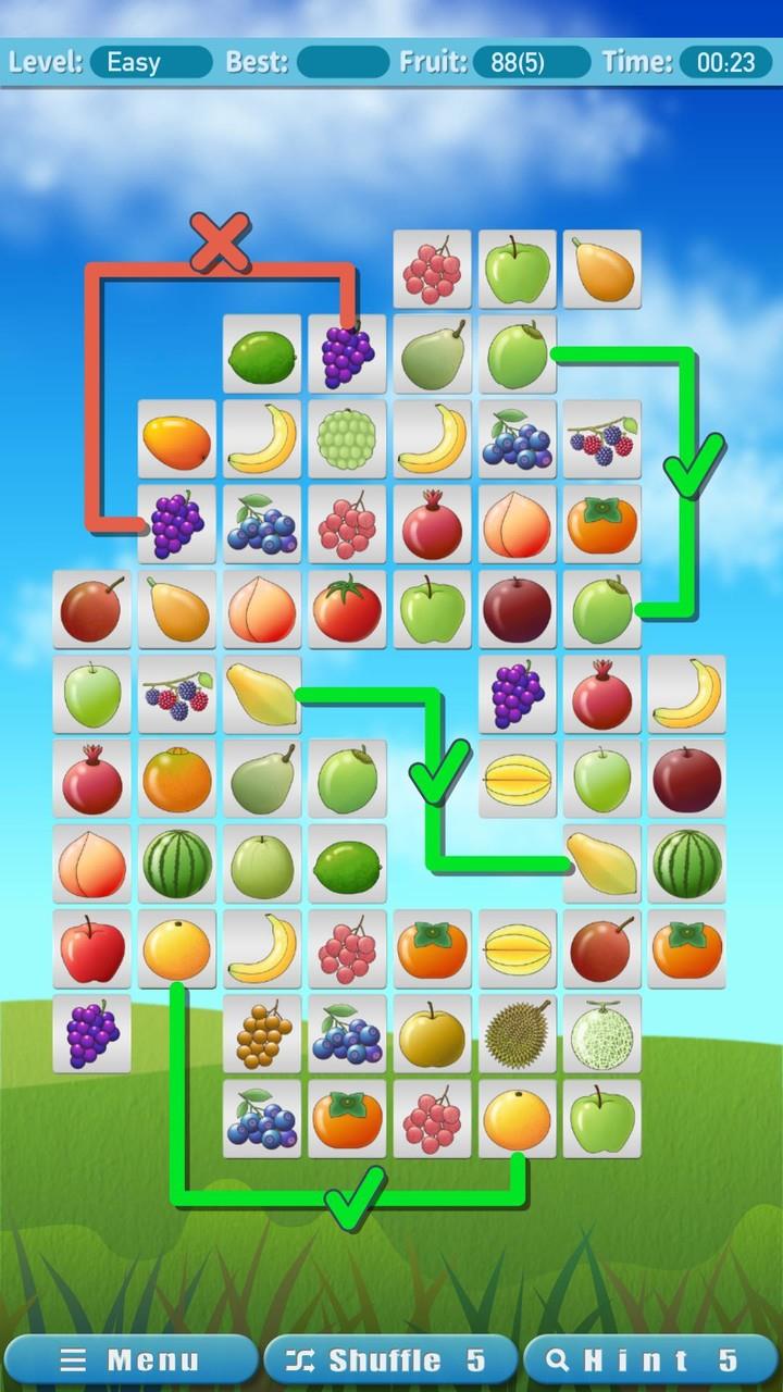 Fruit Pair 3 - Matching Game Schermafbeelding 1