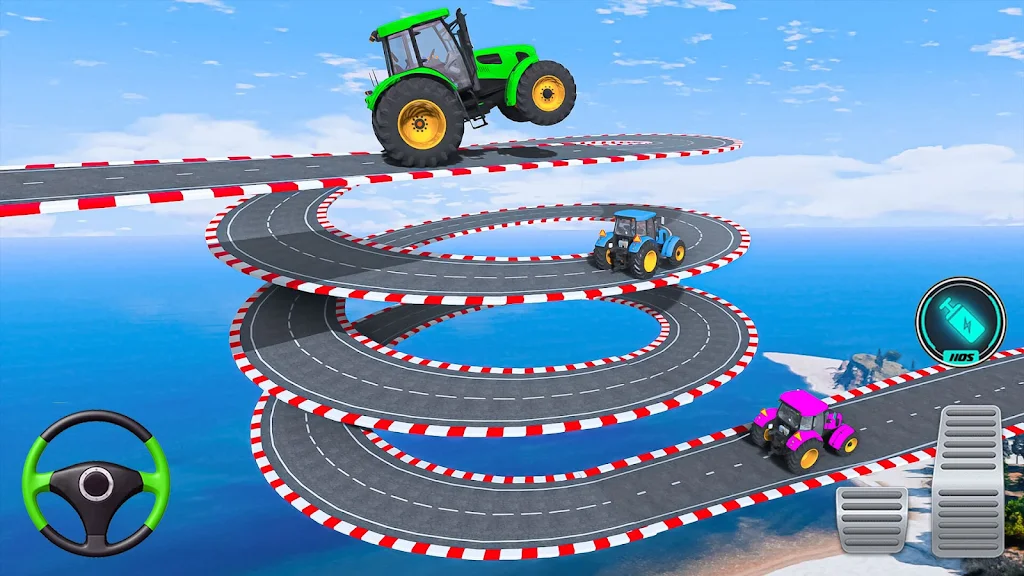 Mega Ramp Tractor Stunt Game स्क्रीनशॉट 2