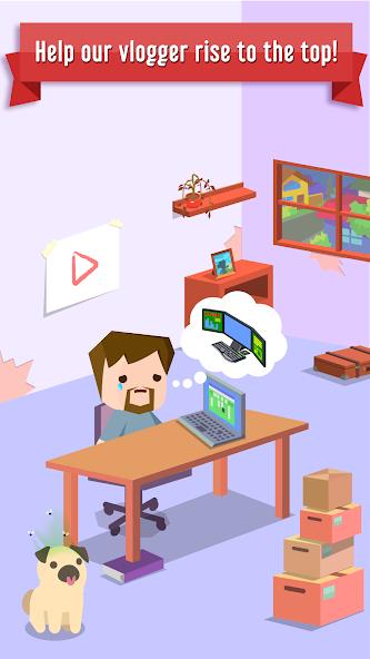 Vlogger Go Viral: Tuber Life Mod Captura de pantalla 0