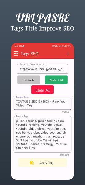 Tags SEO - Video Finder應用截圖第2張