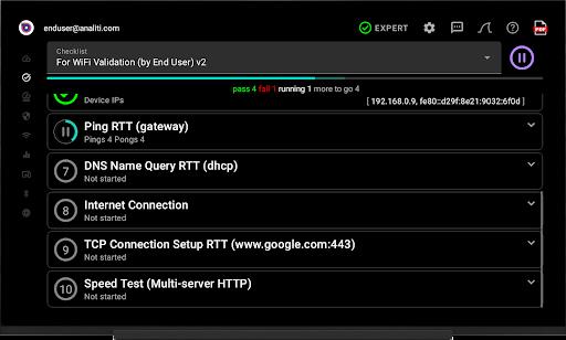 analiti - Speed Test WiFi Analyzer Captura de tela 3