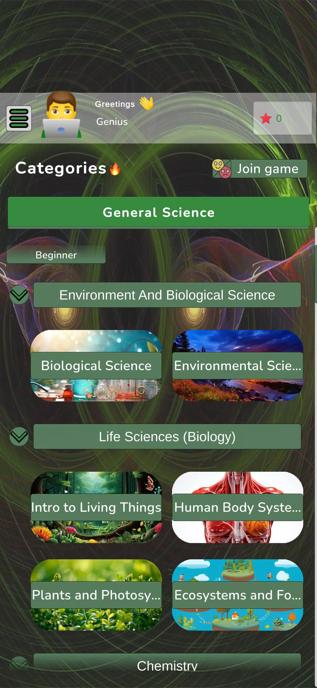 General Science Screenshot 0