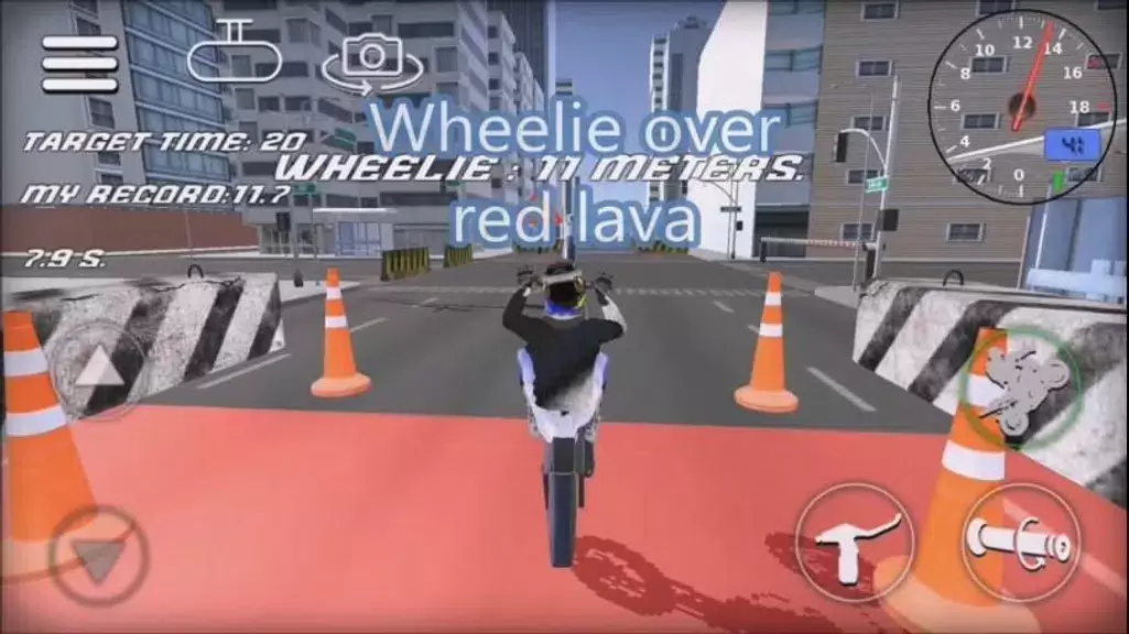 Wheelie Bike 3D game स्क्रीनशॉट 3