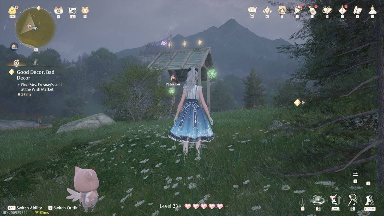 Infinity Nikki open world exploration