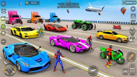 Superhero Car Stunt Game 3D Screenshot 3