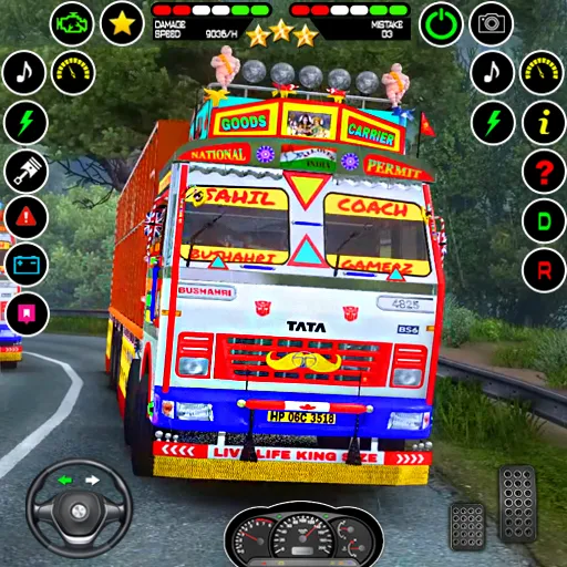 Indian Lorry Truck Game Sim 3D Captura de tela 0