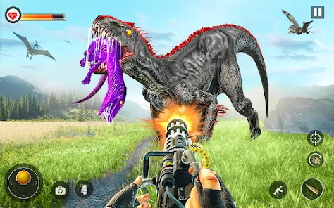 Dino Hunter Sniper 3d: Dinosaur Free FPS Shooting Скриншот 2