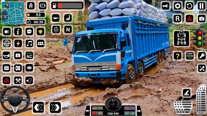 Offroad Mud Truck Driving Game スクリーンショット 0