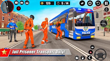 Police Bus Simulator Bus Games Zrzut ekranu 1