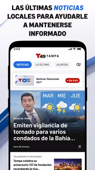 Telemundo 49: Tampa Noticias Screenshot 0