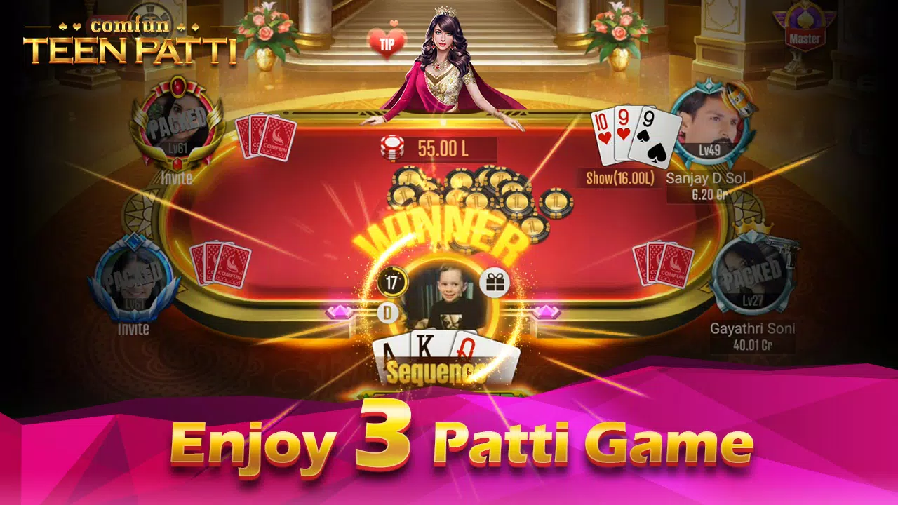 Teen Patti Comfun Card Online स्क्रीनशॉट 3