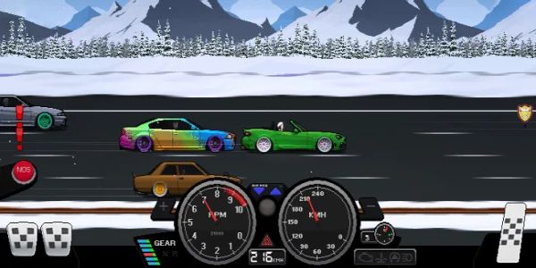 Pixel Car Racer Screenshot 1