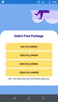 TikBooster - Get Fans Followers & Likes by Hashtag Capture d'écran 2