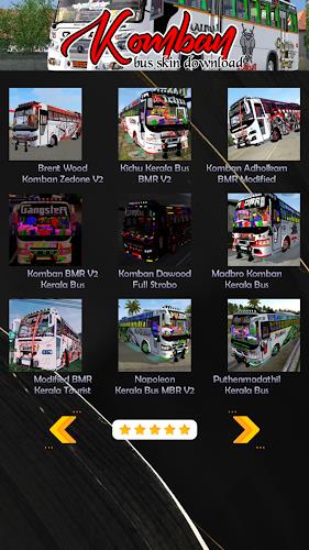 Schermata Komban Bus Skin Download 2