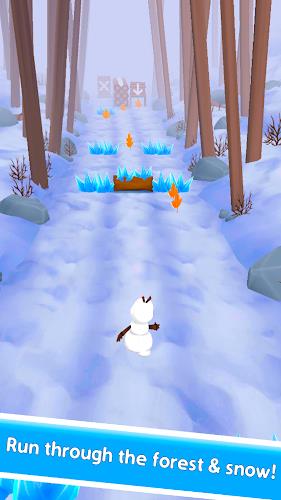 Snowman Rush: Frozen run スクリーンショット 3