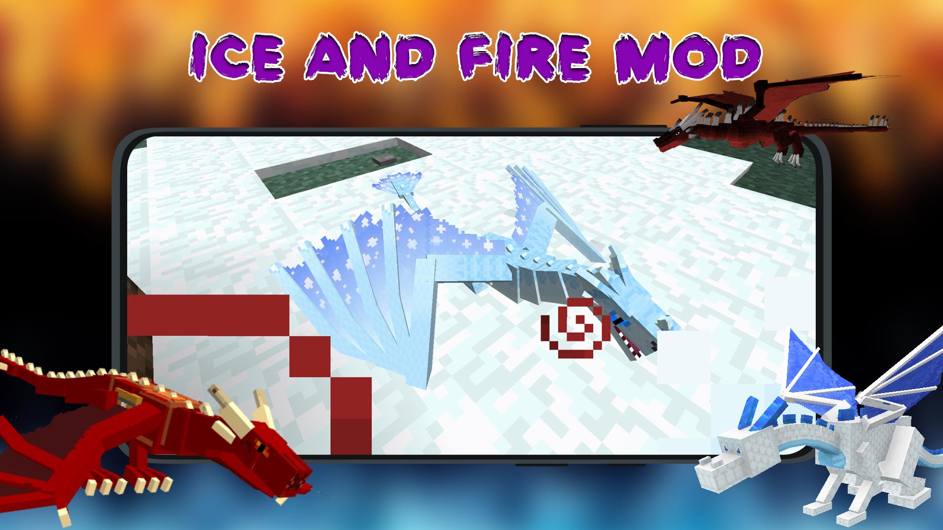 Ice and Fire Mod For Minecraft 스크린샷 1