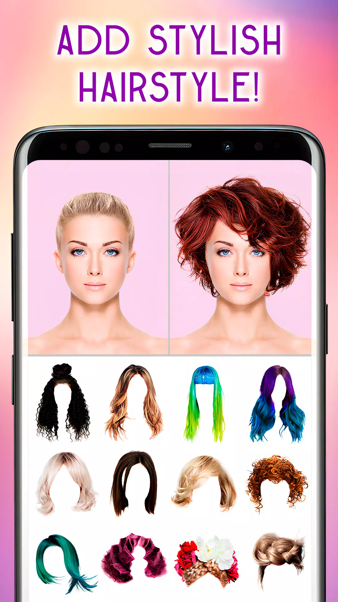 Hairstyles Photo Editor Ekran Görüntüsü 2