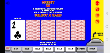 Video Poker with Double Up ภาพหน้าจอ 0