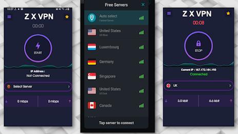 ZX VPN Secure VPN Proxy Screenshot 0