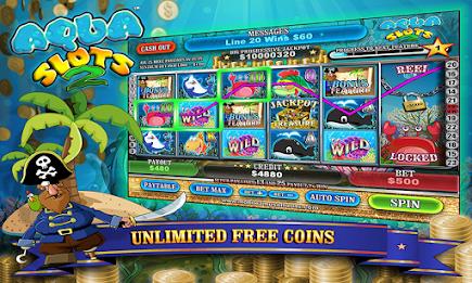 Aqua Slots 2 Treasure Island 스크린샷 0