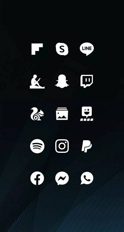 Whicons - White Icon Pack スクリーンショット 0