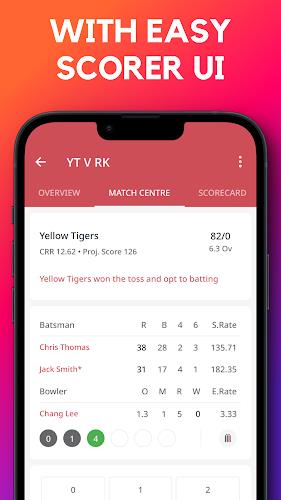 CricScorer-Cricket Scoring App應用截圖第1張