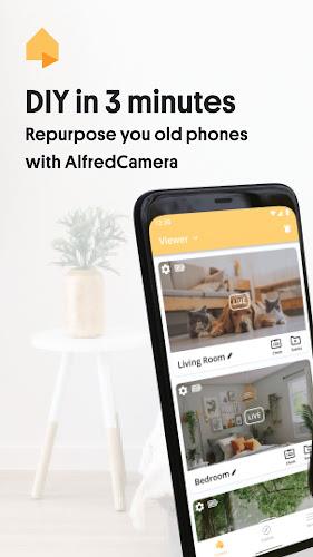 AlfredCamera Home Security app Ảnh chụp màn hình 0