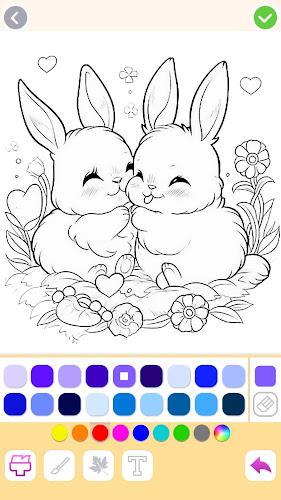 Animal coloring pages games Screenshot 2