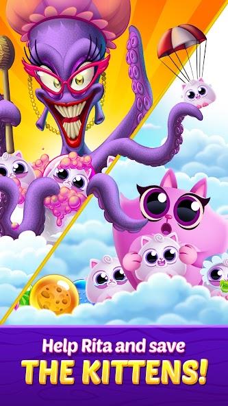 Cookie Cats Pop - Bubble Pop Mod Captura de pantalla 1