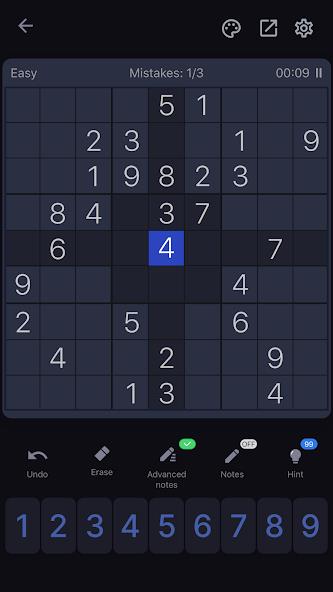 Sudoku - Classic Sudoku Puzzle Mod Screenshot 1